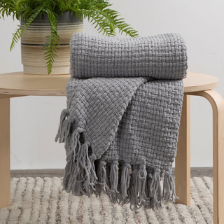 Koc Suzi szary 130x170