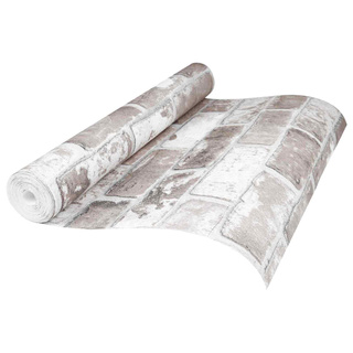 Tapeta 3D Solid Paski Cegła 10 x 0,53 m Tkanina nienałożona