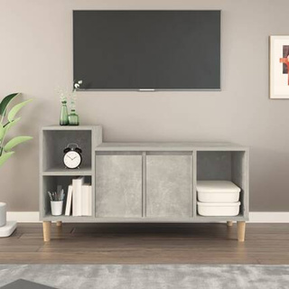 Szafka pod TV, szarość betonu, 100x35x55 cm vidaXL