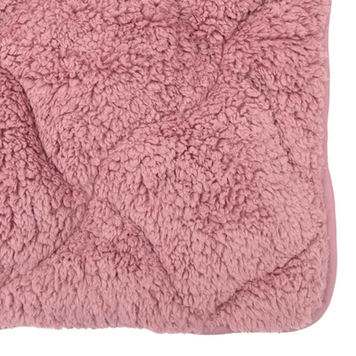 Zimowa Kołdra Różowy 140 x 220 cm Mikrofibra i Fleece Teddy