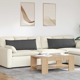 Poduszki na sofę 2 pcs Ciemnoszary 120 x 40 cm