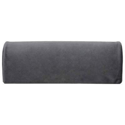 Poduszka na podnóżek Gładki Szary 42 x 18 x 13 cm Pianka PU