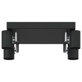 Reflektor sufitowy Czarny 26,5 x 26 x 11,5 cm Metal