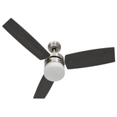 vidaXL Wentylator sufitowy z lampą i pilotem, 108 cm, ciemnobrązowy