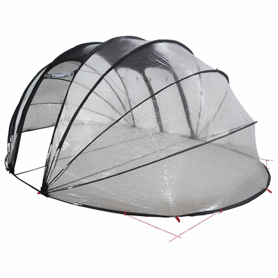 Namiot basenowy przezroczysty 538 x 440 x 204 cm PVC