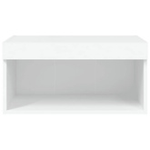 vidaXL Szafka pod TV, z oświetleniem LED, biała, 60x30x30 cm