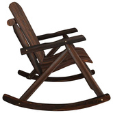 2-osobowa ławka ogrodowa, bujana, 123x96x102 cm, świerkowa