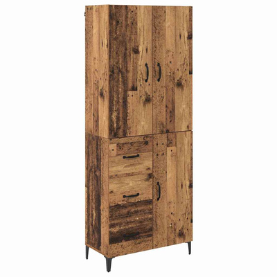 Highboard Stare drewno 69,5 x 34 x 180 cm Drewno inżynieryjne