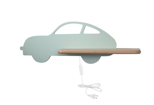 Lampa kinkiet półeczka 5W LED 4000K IQ Kids Car miętowy 21-85092