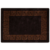 Chodnik dywanowy MARSA Czarny 100 x 150 cm Poliester i PVC
