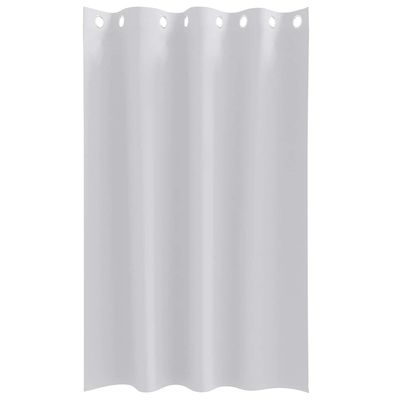 Firany blackout z kółkami 2 pcs Jasnoszary 175 x 140 cm