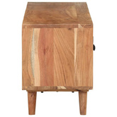 vidaXL Szafka pod TV, 115x30x39 cm, lite drewno akacjowe