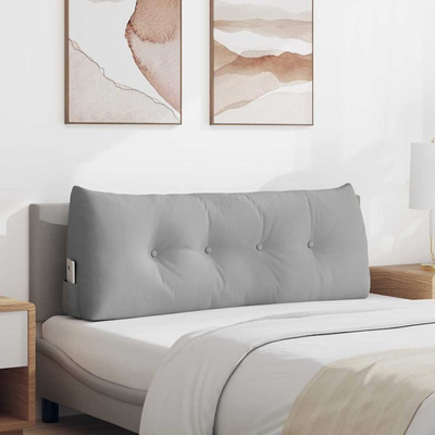 Poduszka na plecy Szary chmur 120 x 24 x 50 cm tkanina