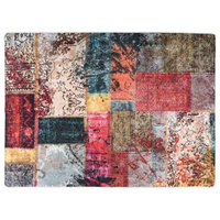 vidaXL Dywan z możliwością prania, patchwork, 120x180 cm, kolorowy