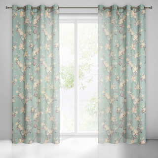 Zasłona Luna miętowa 140x250