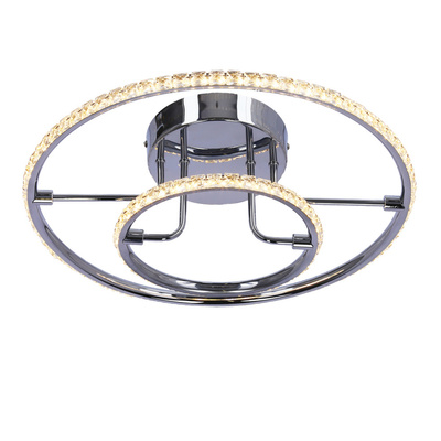 Lampa sufitowa okrągła LED chrom plafon 36W 3000K Adel Candellux 98-69634