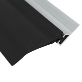 Uszczelka drzwi garażowych Czarny 52 x 2 mm 4,5 m PVC