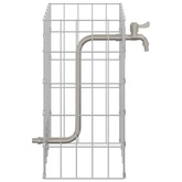 Kran Gabionowy Srebrny 26 x 25 x 50 cm Stal nierdzewna