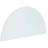 Szklana płyta kominkowa przezroczysty 1000 x 500 mm Szkło