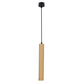 Lampa wisząca drewniana oprawa 25W GU10 40cm Tubo 31-78599