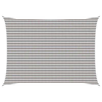 Żagiel przeciwsłoneczny Jasnoszary i biały. 5 x 6 m HDPE