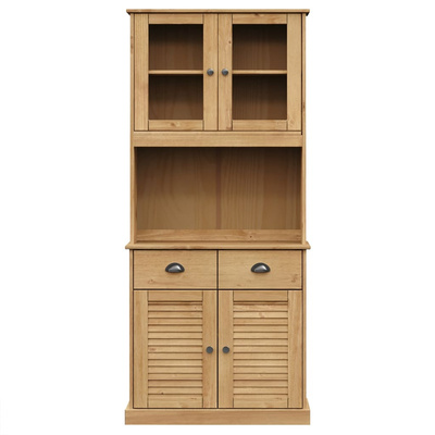 Kredens VIGO, 78x40x175 cm, lite drewno sosnowe