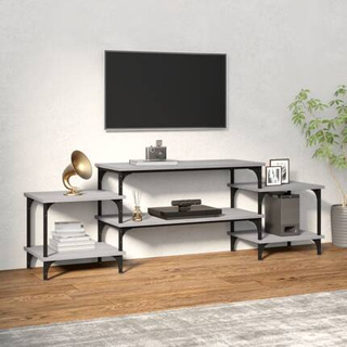 vidaXL Szafka pod TV, szary dąb sonoma, 157x35x52 cm