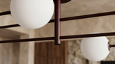 Lampa sufitowa K-6021 z serii BALU