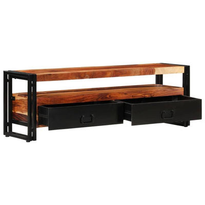 vidaXL Szafka pod TV, 120 x 30 x 40 cm, lite drewno sheesham