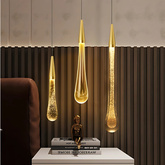 Lampa wisząca Abigali Melted Gold 3W 3000K, złoty