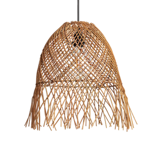 Lampa Wisząca Boho z Rattanu Zewnętrzna Abruzzo Maria 40cm E27
