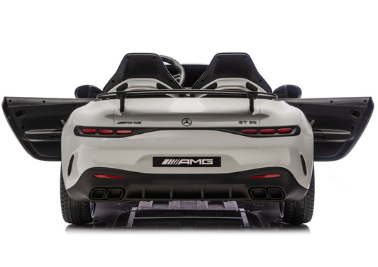Auto Na Akumulator Mercedes GT63 AMG DKGT63 24V LCD Lakierowany Jasno Szary