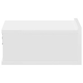 Wiszące szafki nocne, 2 szt., białe, 40x30x15 cm
