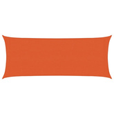 Żagiel przeciwsłoneczny, 160 g/m?, pomarańczowy, 2x4,5 m, HDPE