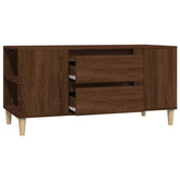 vidaXL Szafka pod TV, brązowy dąb, 102x44,5x50 cm