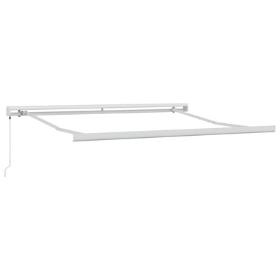 Zwijana markiza, antracytowo-biała, 3x2,5m, tkanina i aluminium
