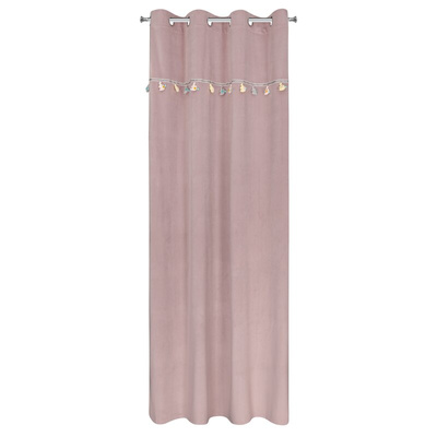 Zasłona Kids pudrowy róż 140x250