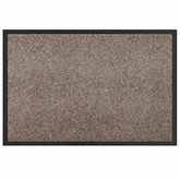 Dywanik drzwiowy Beżowy 60 x 40 x 1.2 cm Tkanina Teddy