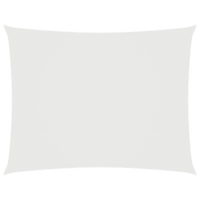 Prostokątny żagiel ogrodowy, tkanina Oxford, 3x5 m, biały
