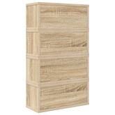Stojak na płyty CD 4 szt. dąb Sonoma 40 x 17 x 17 cm