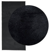 vidaXL Dywan OVIEDO z krótkim włosiem, czarny, 100x200 cm