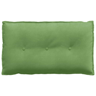 Poduszka na plecy Jasnozielony 80 x 50 cm Tkanina sztruksowa
