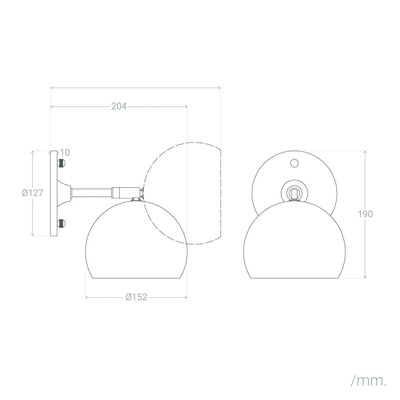 Kinkiet złoto-czarny Abruzzo Stefano E27
