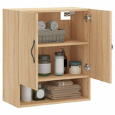 Szafka wisząca, dąb sonoma, 60x31x70cm, materiał drewnopochodny model standard