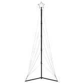Choinka LED 525 diod LED Zimna biel 302 cm
