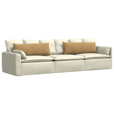 Poduszki na sofę 2 pcs Brązowy 120 x 40 cm Tkanina sztruksowa