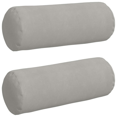 Poduszki Wałkowe 2 pcs Jasnoszary ? 25 x 70 cm