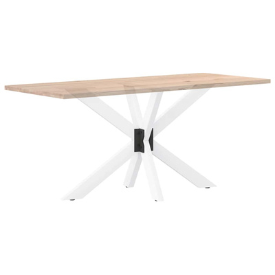 Noga do stołu jadalnego Pająk Kształt Biały 120x68x(72-73) cm Stal