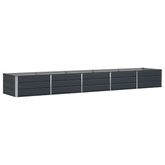 Donica Antracyt 400 x 80 x 45 cm Stal