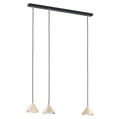 Lampa wisząca ELIT 3 BL GOLD